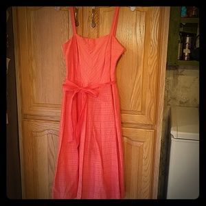 🌻 Liz Claiborne 10 Coral Dress